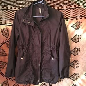 Charcoal Grey Canvas Jacket